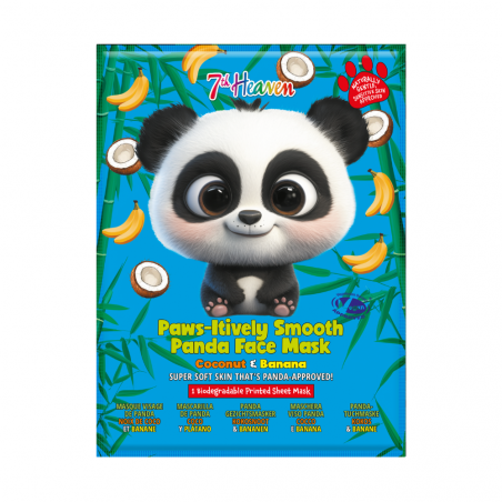 Masque visage en tissu Panda