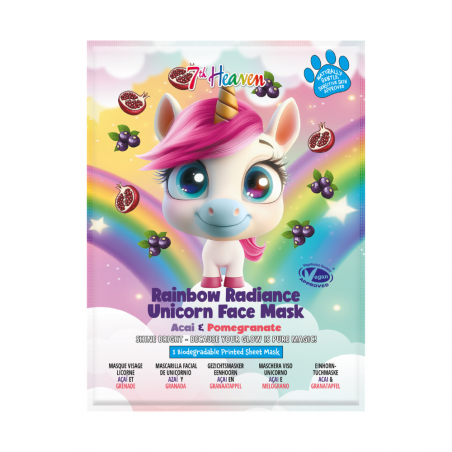 Masque visage en tissu Licorne