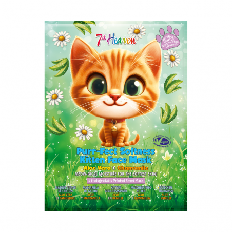 Masque visage en tissu Chat