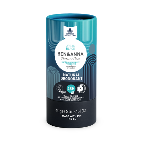 Déodorant Naturel Urban Black - Papertube 40g