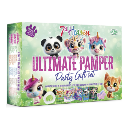 Coffret 6 masques visage en tissu Ultimate Pamper Party